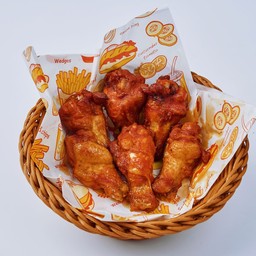 ปีกไก่บาร์บีคิว 6 ชิ้น