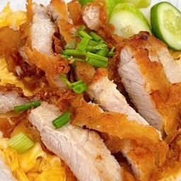 ข้าวไข่ข้น&หมูทอดเอฟซี