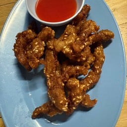 นมหมูทอด