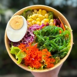 สลัดสาหร่ายไข่กุ้ง