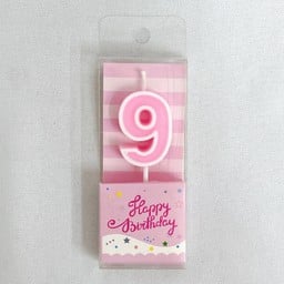 เทียนพาสเทล เลข 9