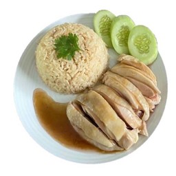 ข้าวมันไก่ต้มสิงคโปร์