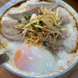 โจ๊กหมู+ตับ+ไข่