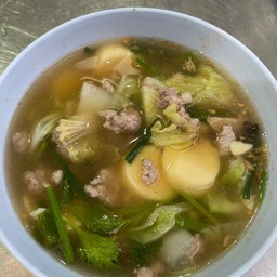 แกงจืดเต้าหู้หมูสับ