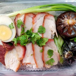 ข้าวหมูแดงล้วน