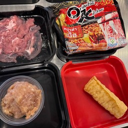 สันคอสไลด์ หมูเด้ง ฟองเต้าหู้ มาม่าหมาล่า