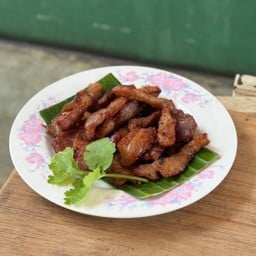 สันคอหมูทอด