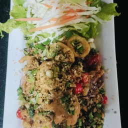 หมึกคั่วพริกเกลือ