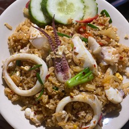 ข้าวผัดคลุกพริกเผา