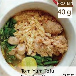 ก๋วยเตี๋ยวต้มยำเส้นฟอง Tom Yum Noodles Tofu