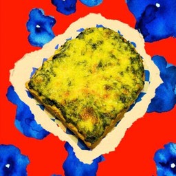 ปังปังหน้าผักโขมอบชีส