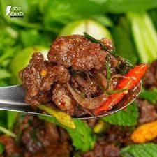 ก้อยเสือคั่ว