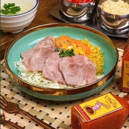 บะหมี่แบน สันคอชาบู