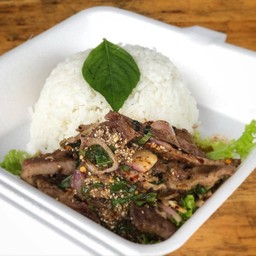 ตับหวานราดข้าว