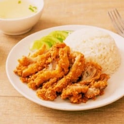 ข้าวมันไก่ทอด