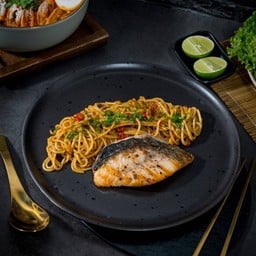 พาสต้าแซลมอนกริล