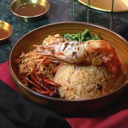 ข้าวอบกุ้งน้ำปลาหวาน