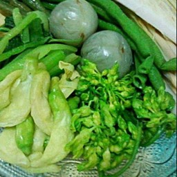 ผักลวก รวม 250กรัม