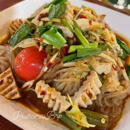 ตำเส้นเล็กหมูยอ