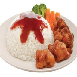 ข้าวหน้าไก่คาราเกะ