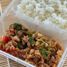 ข้าวกะเพราหมูสับ