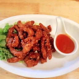 หมูแดดเดียวทอด