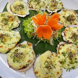 หอยเชลล์อบชีส