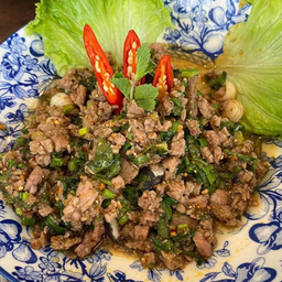 ลาบเนื้อสุก