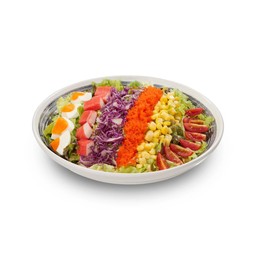 สลัดปูอัดไข่กุ้ง