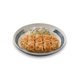 ชีสเบอร์เกอร์หมูชุบแป้งทอด