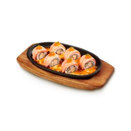 สไปซี่ แซลมอนโรล ลาวา