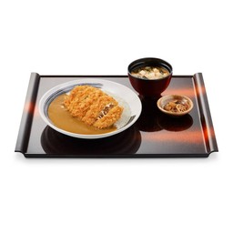 ข้าวราดหน้าแกงกะหรี่หมูชีสเบอร์เกอร์