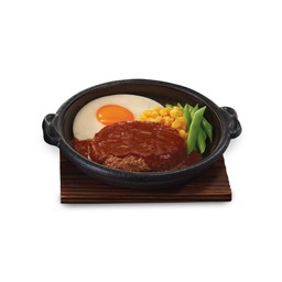 แฮมเบอร์เกอร์เนื้อกระทะร้อน