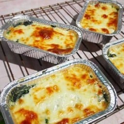 ผักโขมอบชีส