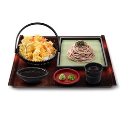 โซบะเย็น เทมปุระรวม