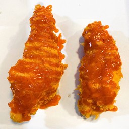 ไก่ทอดไร้กระดูกราดซอส หม่าล่า