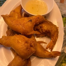 กุ้งชุบแป้งทอด