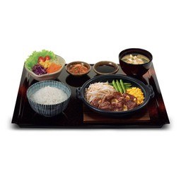 เซตสเต็กเนื้อกระทะร้อน