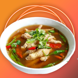 ต้มแซ่บซุปเปอร์(ตรีนไก่)+ เห็ดออรินจิ