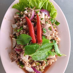 ลาบหมูสุก