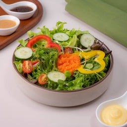 สลัดผักไข่กุ้ง+ยำสาหร่าย