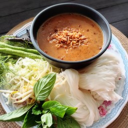 ขนมจีนน้ำพริกถั่ว