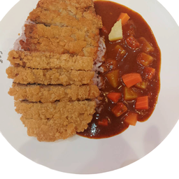 ข้าวแกงกะหรี่ปลาทอด