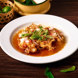 ยำไข่ดาว (ไข่เป็ด)