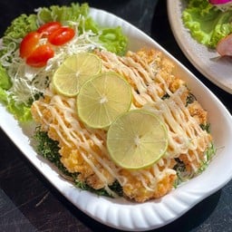 ไก่กรอบครีมซอส