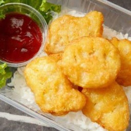 ข้าวนักเก็ตไก่ทอดโบราณ