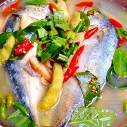 ต้มยำปลาทูน้ำใส(2ตัว)