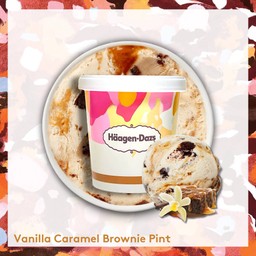 Pint Vanilla Caramel Brownie