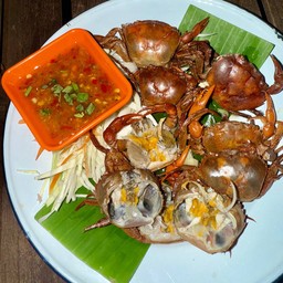 ปูนานึ่งสมุนไพร