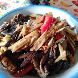 ตำมะม่วงปูปลาร้า